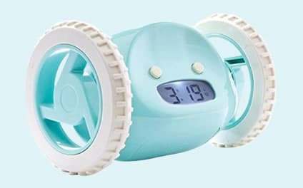 Shiny New Gadget Of The Month: Clocky – The Alarm Clock On Wheels