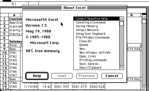 Microsoft Excel on Mac versus Excel on Windows