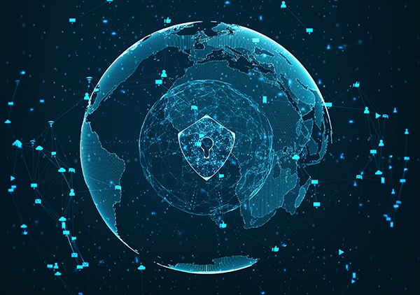 security global network illustration